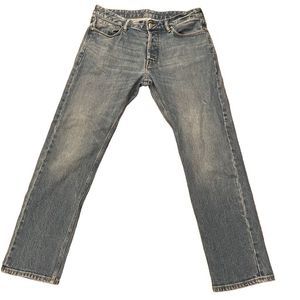 Buck Mason Jeans Men’s 34x30 Ford Standard Double Dipped 14 oz Light Wash